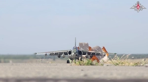 Появилось эпичное видео уничтожения логова ВСУ с борта российского Су-25