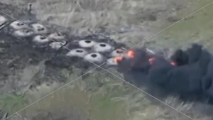 Дрон ВС России одним боеприпасом обезвредил минное поле ВСУ