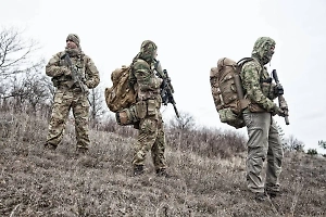 Атака колумбийских наёмников на украинских военных попала на видео