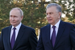 Путин и Мирзиеёв обсудили двусторонние отношения и международную обстановку