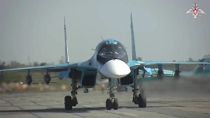 Российский Су-34 нанёс удары по скоплению сил ВСУ в курском приграничье