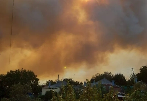 Появились жуткие видео «огненного апокалипсиса» в Ростовской области