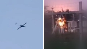 SHOT публикует момент удара дрона ВСУ по деревне под Раменским