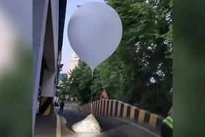 КНДР вновь отправила воздушные шары с мусором в сторону Южной Кореи