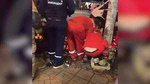 Момент страшного ДТП с легковушкой в Краснодаре попал на видео