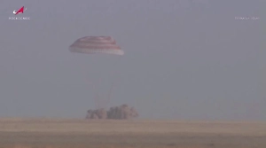 Российско-американский экипаж корабля «Союз МС-25» вернулся на Землю с МКС