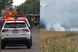 Четыре человека стали жертвами крушения самолёта в Индиане