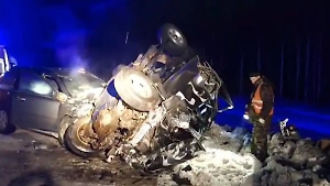 В Карелии при столкновении двух легковых иномарок погибло четыре человека