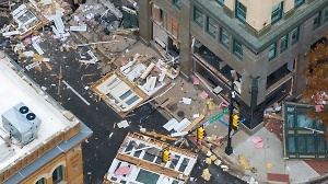 Взрыв газа разрушил отель в Техасе, есть пострадавшие