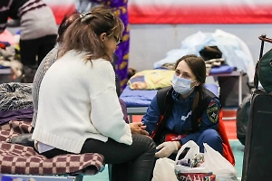 В Ростовской области на трассе М4 "Дон" развернули ПВР из-за сильного снегопада