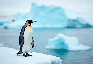 Императорский пингвин Гас вернулся в океан после реабилитации в Австралии