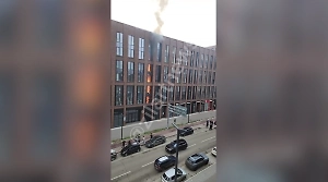 Пожар в кондиционерной комнате произошёл в московском ЖК «Зиларт»