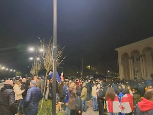 Грузинские силовики вновь применили водомёты для разгона протестующих