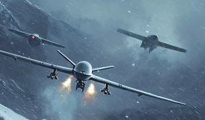 Появилось видео со звуком предполагаемой атаки БПЛА в Грозном