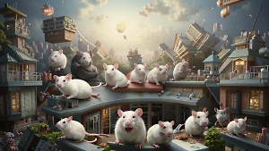 Зубастое царство без Щелкунчика: Россиянка месяцами живёт в квартире со 131 крысой