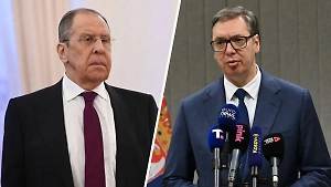 Лавров и Вучич обсудили ситуацию в Косово и санкции против Сербии