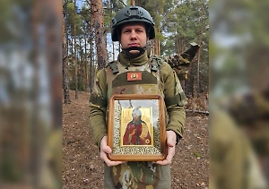 Борис Корчевников привёз на СВО мощи Александра Невского, "отменённого" на Украине