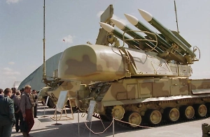 Расчёт ЗРК "Бук-М1" сбил украинский ударный вертолёт на Артёмовском направлении