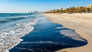 Туристов в Дубае начали ссылать на дикие пляжи из-за разлива мазута