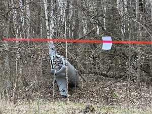 Добровольцы отряда «БАРС-Курск» уничтожили украинский дрон «Лютый» весом 200 кг