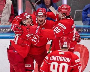 «Спартак» в третий раз победил «Салават Юлаев» в плей-офф КХЛ
