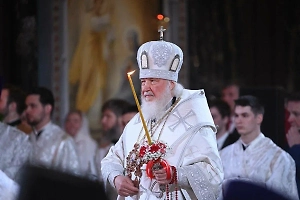 Патриарх Кирилл поздравил православных с Пасхой и пожелал россиянам мирной жизни