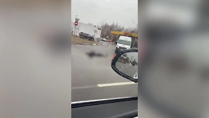 В Подмосковье мотоциклист на бешеной скорости врезался в пешехода, оба погибли