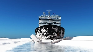 «Лысый всё проспал!» Рыбаки сняли, как атомный ледоход прошёл в метре от палатки их друга-сони