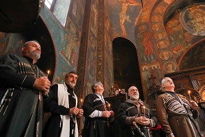 В Тбилиси проходит церемония прощания со скульптором Зурабом Церетели