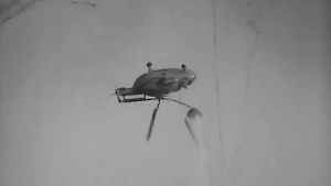 Появилось редкое видео крушения Ми-8 над реактором в Чернобыле