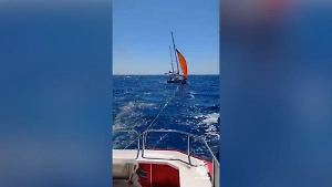 Яхта подала сигнал бедствия в Чёрном море