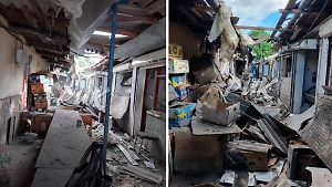 Опубликованы кадры последствий удара ВСУ по рынку в Горловке