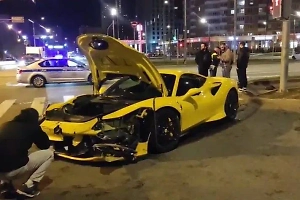Московский Доминик Торетто разбил люксовый спорткар Ferrari F8 — видео