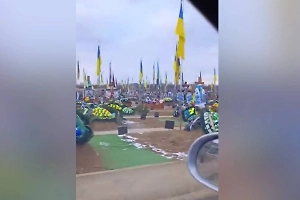 Потери ужасают: Появилось видео с огромным военным кладбищем в Виннице