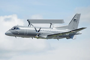 Над Украиной заметили шведский «летающий радар» Saab 340 AEW&C