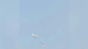 На видео попал момент уничтожения беспилотника в небе над Татарстаном