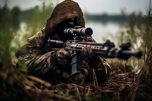 «Один раз на миллион»: Снайперский сплит поразил боевика Вооружённых сил Украины