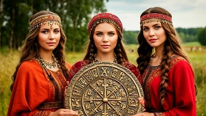 Почему в календаре у славян было 9 дней в неделе, 9 месяцев в году и всего 3 времени года 
