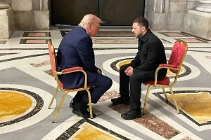 СМИ узнали, о чём Зеленский молил Трампа в Ватикане