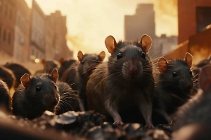 Кишащие крысами отходы завалили Бирмингем из-за забастовки мусорщиков