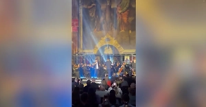 В храме во Львове устроили рок-концерт у алтаря после панихиды по военным ВСУ