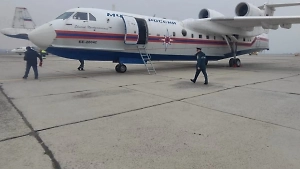 Самолёт-амфибия, способный за раз сбросить 12 тонн огнетущащей жидкости, направлен в Забайкалье