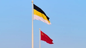 Группа школьников сорвала флаги СССР и Российской Империи со здания в Петербурге