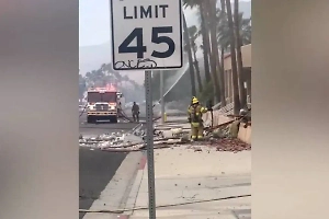 Один человек погиб в результате взрыва автомобиля в Калифорнии