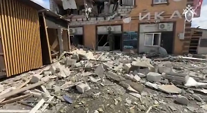 СК показал видео с последствиями удара ВСУ по мирным объектам в курском Рыльске