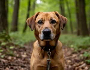 Бросила на верную смерть: В Ленобласти безответственная хозяйка привязала собаку к дереву и убежала