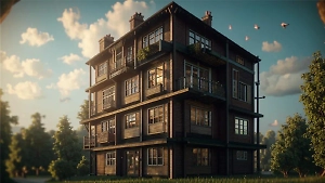 Перспективное решение: Эксперт оценил идею строительства деревянных многоэтажек в России