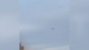 «Ты куда?!» Эмоциональный дубненец снял на видео круживший над наукоградом дрон ВСУ