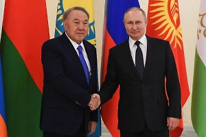 У Путина прошла встреча с Нурсултаном Назарбаевым в Кремле