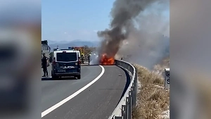 У живущей в Испании Татьяны Лазаревой* сгорел автомобиль